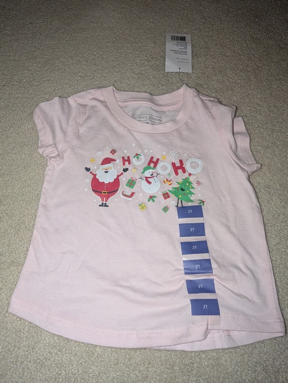 Nwt Berkley Jensen Hohoho Christmas Top 2t